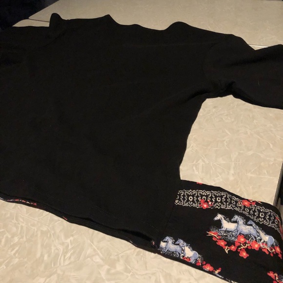 Vintage NWOT Wrangler Cute Blouse  horses apron waist CLOSET CLEAR OUT - Picture 6 of 6